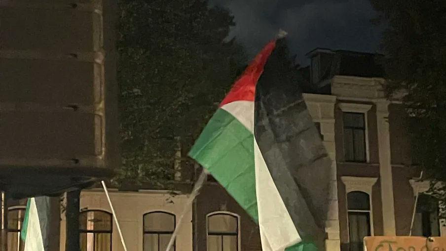 palestinademo in utrecht foto X - Utrechtse socialisten